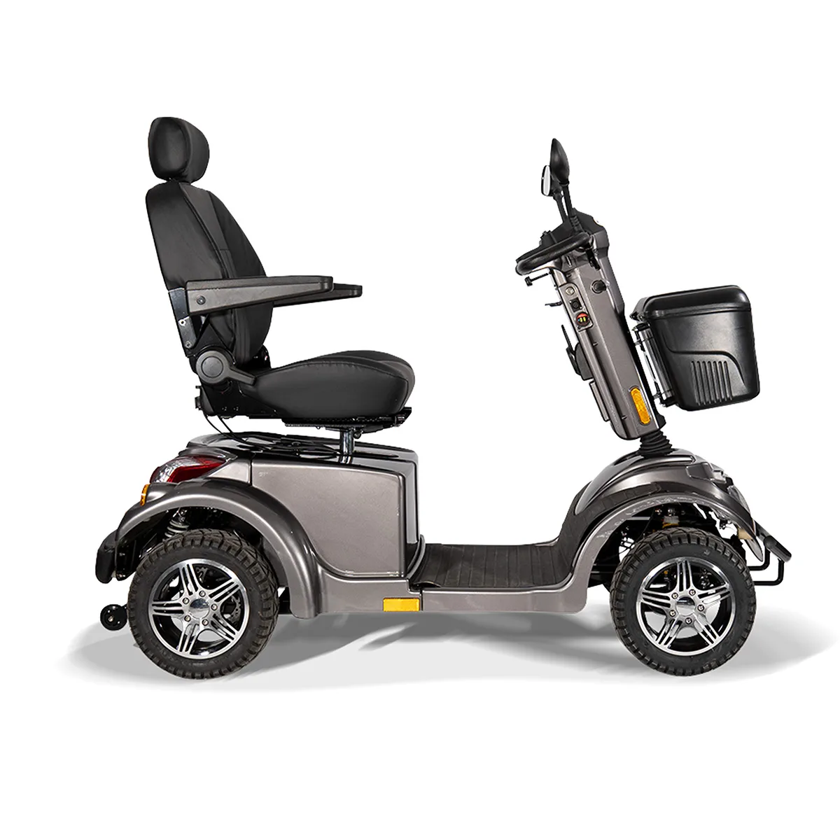 Ignite Mobility Scooter in Grey Side View.jpg